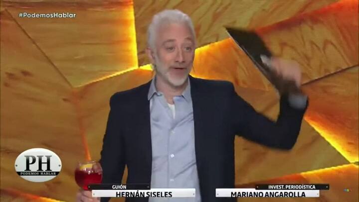 El programa se grabó el viernes pasado, un día antes de que el conductor empezara a tener síntomas