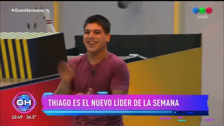 Thiago ganó la prueba del líder por cuarta vez