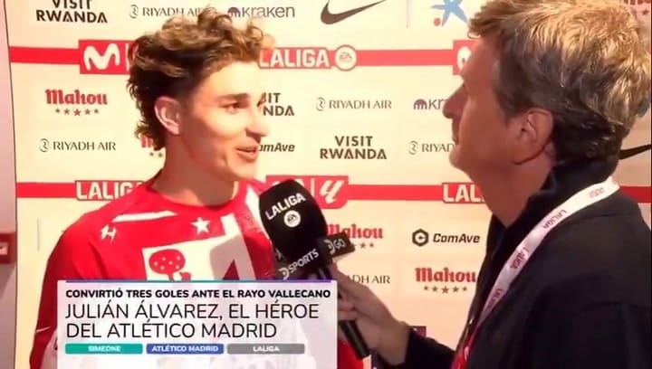 Julián Álvarez reveló cuál será el nombre de su hijo