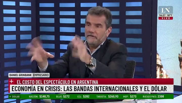 Daniel Grinbank: 'Hoy nadie está pudiendo girar dólares al exterior'