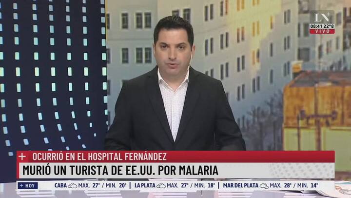 Murió un turista de EE.UU en el Hospital Fernández por Malaria; el análisis de Hugo Pizzi