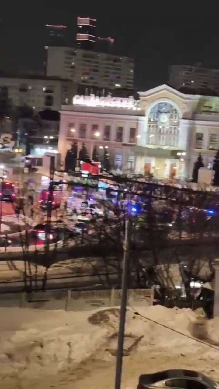 El operativo de seguridad en la estación Saviolovo de Moscú