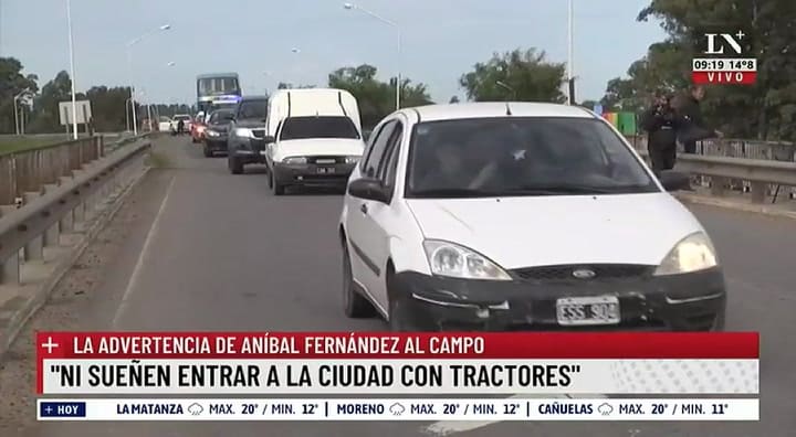 23A: tractorazo a Plaza de Mayo. Presentan medida cautelar para que el campo se manifieste.