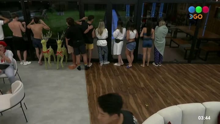 Así se vivió en la casa de Gran Hermano el fuerte temporal