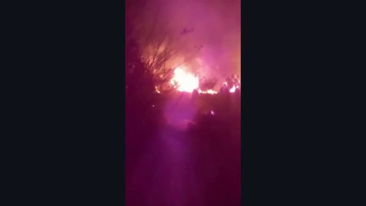 Incendio en la zona sur de La Plata