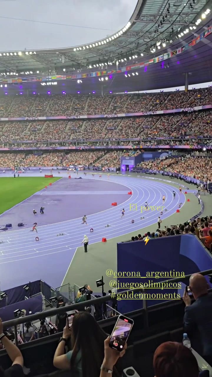 Emilia Attias presenció los Juegos Olímpicos