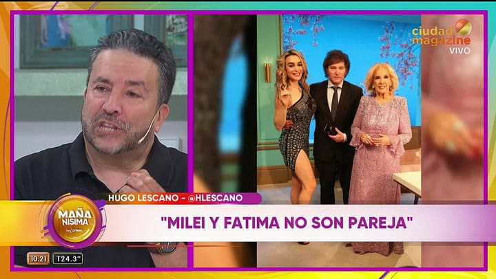Hugo Lescano analizó el lenguaje no verbal entre Fátima Florez Y Javier Milei