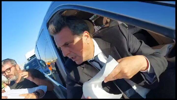 Sergio Massa Charla Con Los Productores