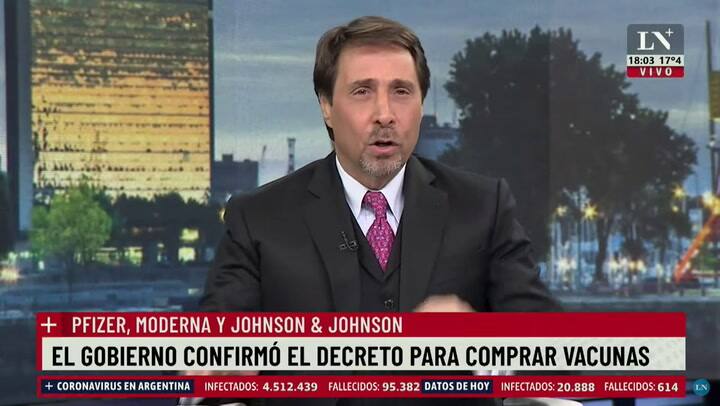 El pase de Pablo Rossi con Eduardo Feinmann