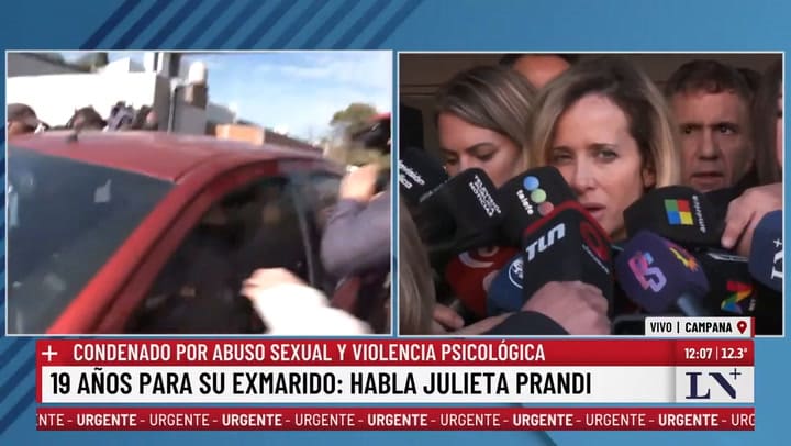Habla Julieta Prandi tras condenar al exmarido a 19 años de prisión