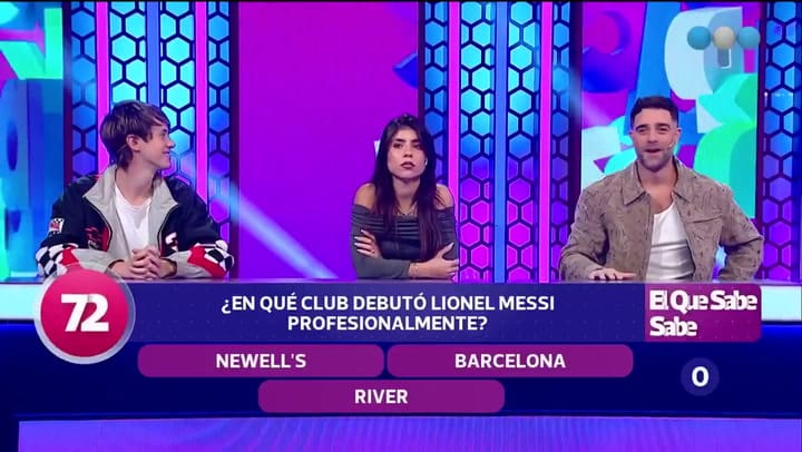 El llamativo error de Diego Poggi sobre la carrera de Messi en Pasapalabra