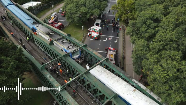 Choque de trenes en Palermo: el audio del maquinista tras el accidente