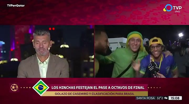 La broncha de Sergio Goycochea contra hinchas brasileños