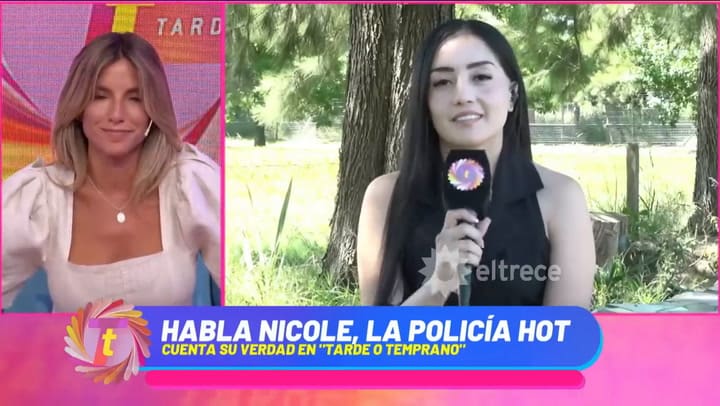 La explicación de Nicole sobre su accionar en redes