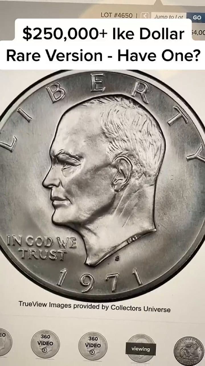 La extraña moneda de dólar que se vendió en US$260.000