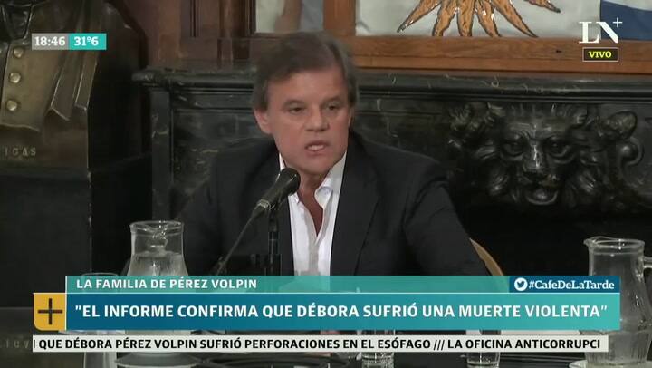 Enrique Sacco: 'Débora sufrió una muerte violenta'