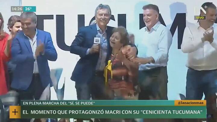 Habló Manuela Ledesma, la mujer tucumana que Mauricio Macri besó en el pie