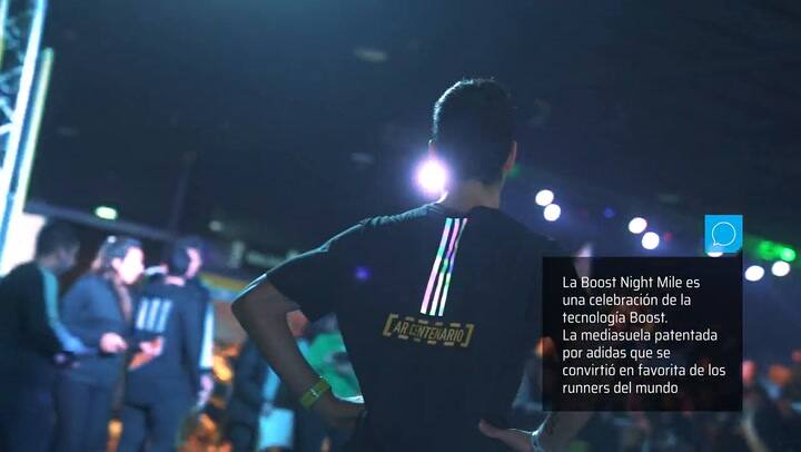Running y after office: así fue la Boost Night Mile