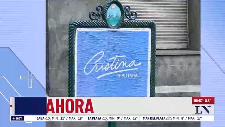 Carteles de Cristina Diputada
