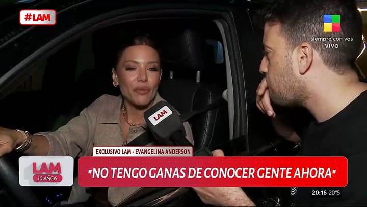 Evangelina Anderson habló de los rumores de romance con Leandro Paredes