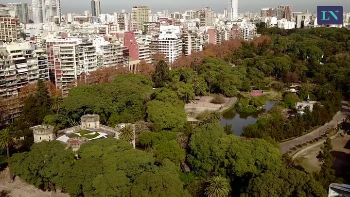 Así se ve el Ecoparque desde el drone de LA NACION