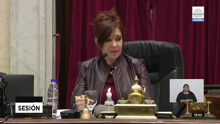 Cristina Kirchner insinuó que un senador estaba 'inventando'