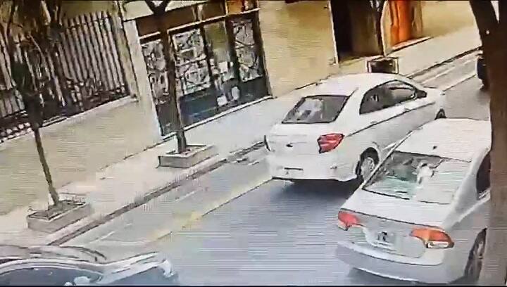 Así fue el robo de motochorros en Recoleta
