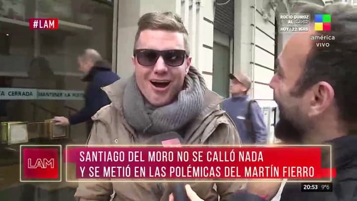 Santiago Del Moro habló del discurso de Benjamín Vicuña
