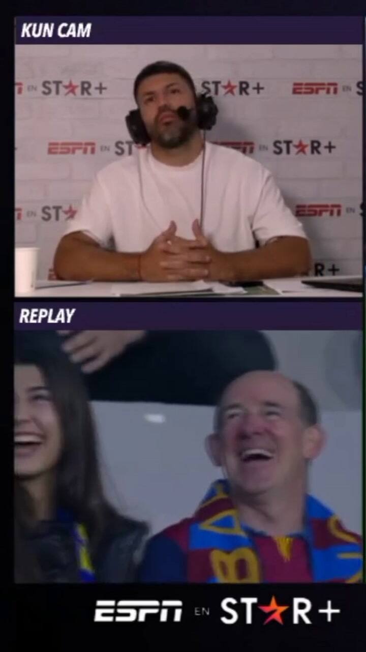 El desopilante comentario que lanzó el Kun Agüero al leer un comentario que incriminaba a su hijo Benjamín