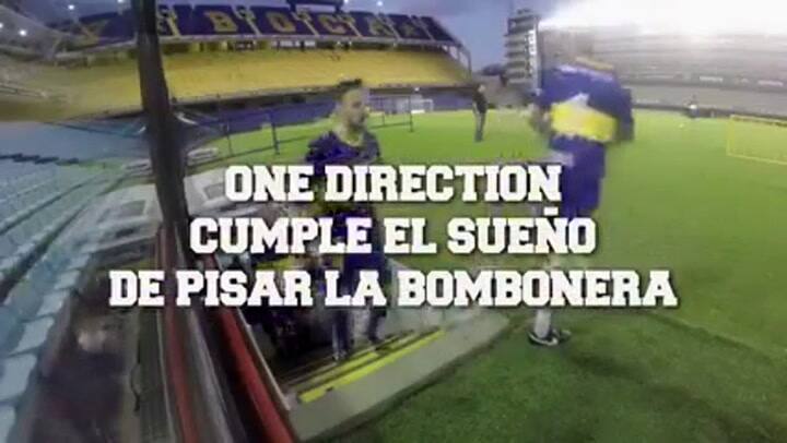 El día que Liam Payne visitó La Bombonera