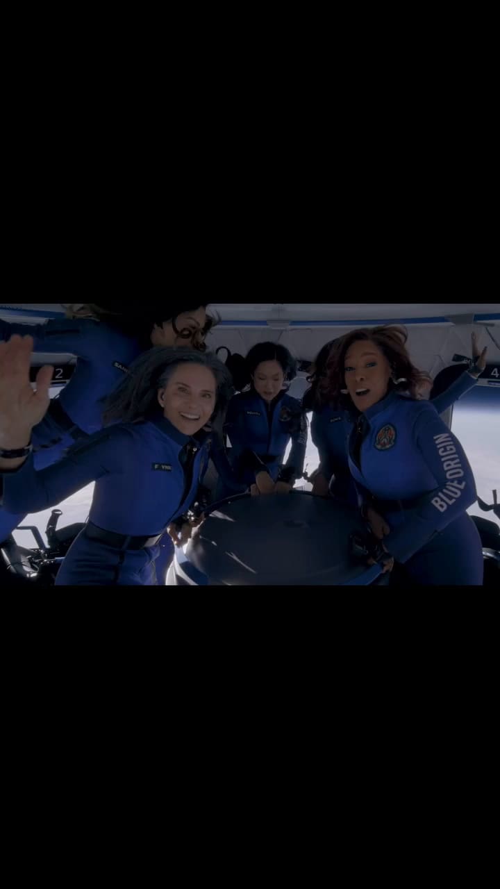 El video que compartió Katy Perry de su viaje al espacio