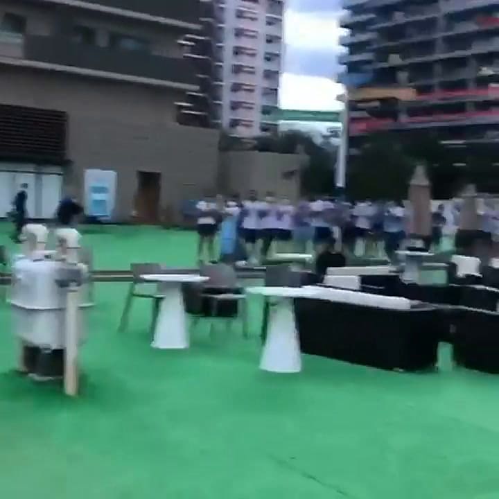 El recibimiento a Paula Pareto en la Villa Olímpica