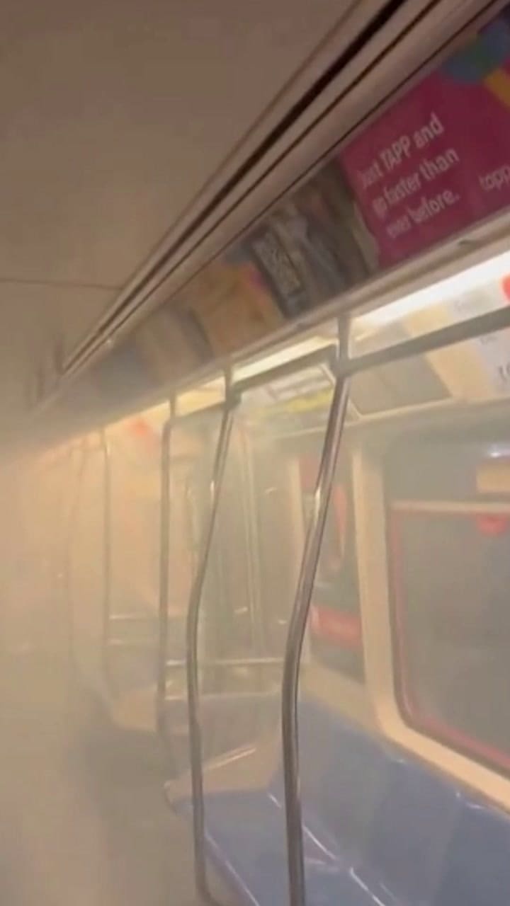 Incendio en un tren en el área de la ciudad de Nueva York
