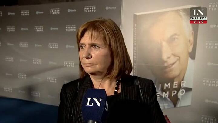 Patricia Bullrich: 'La presentación de Macri fue emocionante'