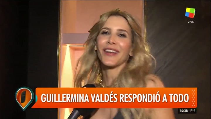 Guillermina Valdés se quejó de la crisis - Fuente: América TV