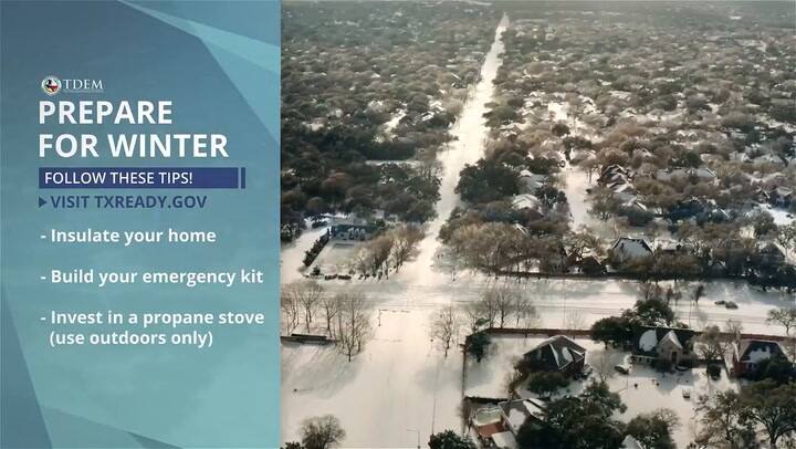 Texas se prepara para el paso de la bomba ciclónica en Navidad