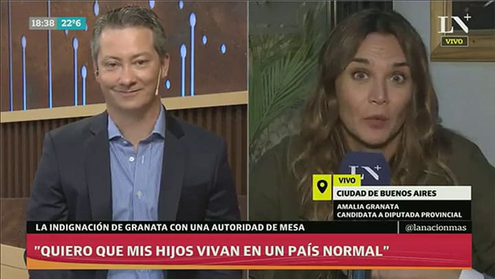 A quien votaria Amalia Granata