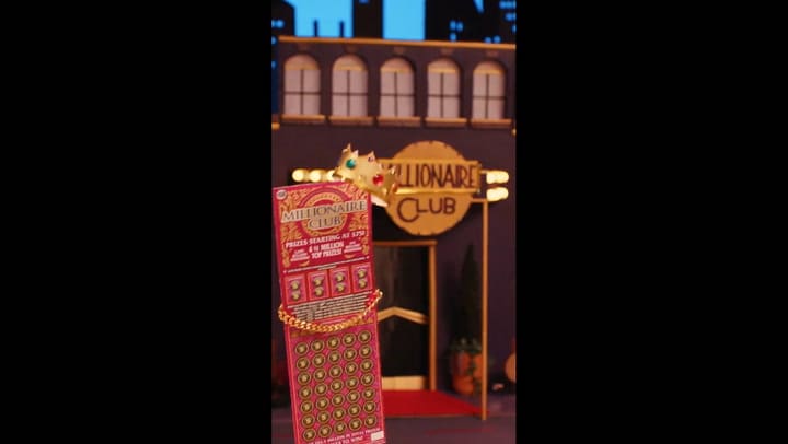 Join The Club! $50 Millionaire Club Scratch-off!