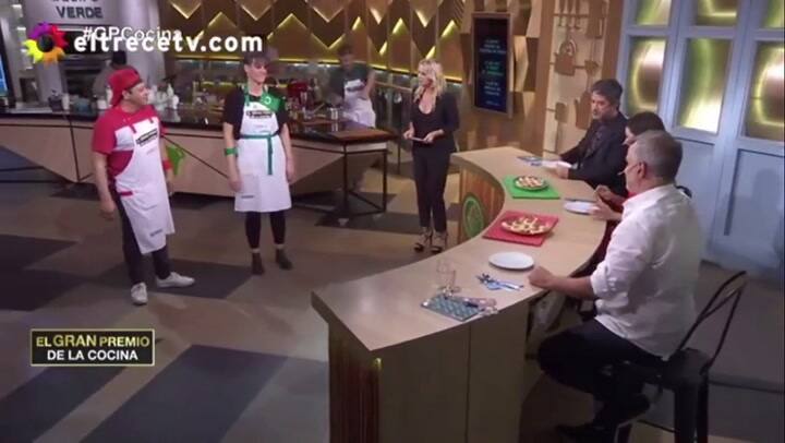 Las pepas crudas y la dura devolución en El gran premio de la cocina - Fuente: eltrece