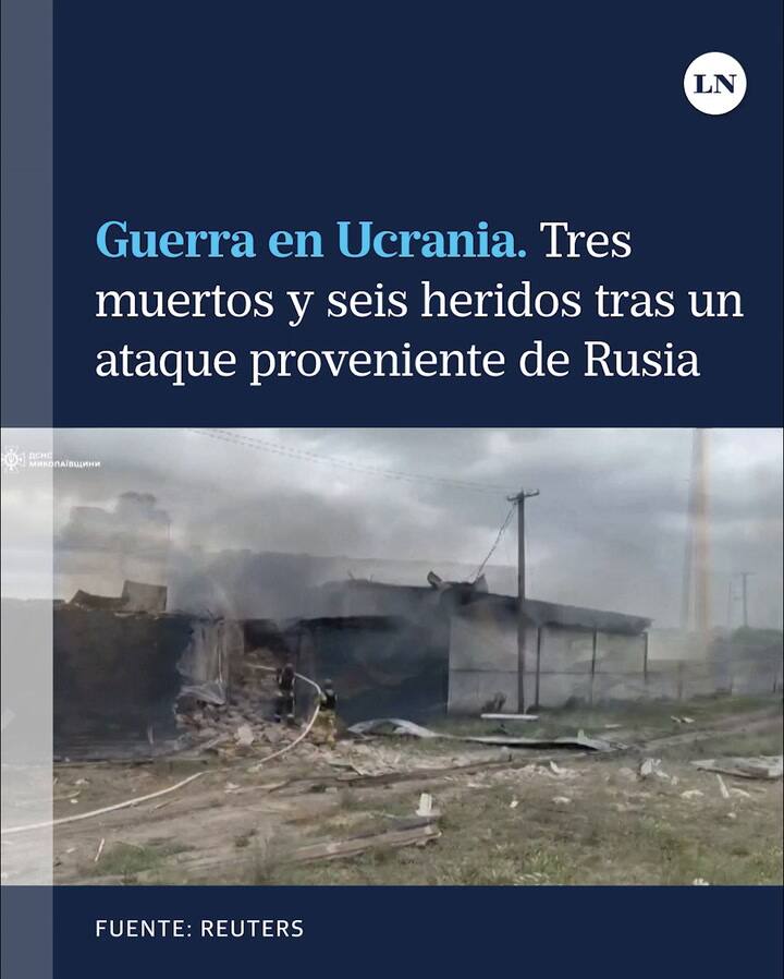 Guerra Rusia-Ucrania: 3 muertos y 6 heridos tras un ataque aéreo ruso