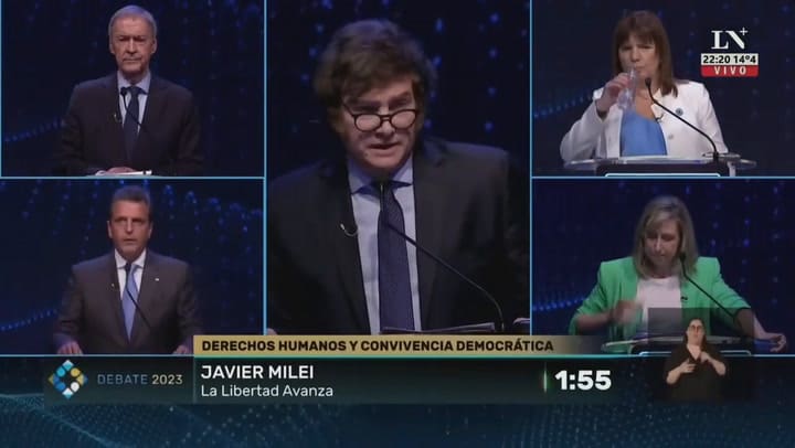 Milei: “No son 30.000 los desaparecidos, son 8753″