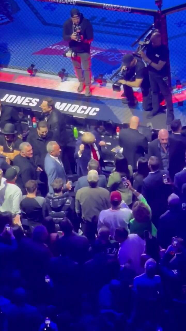 Donald Trump baile reunión UFC