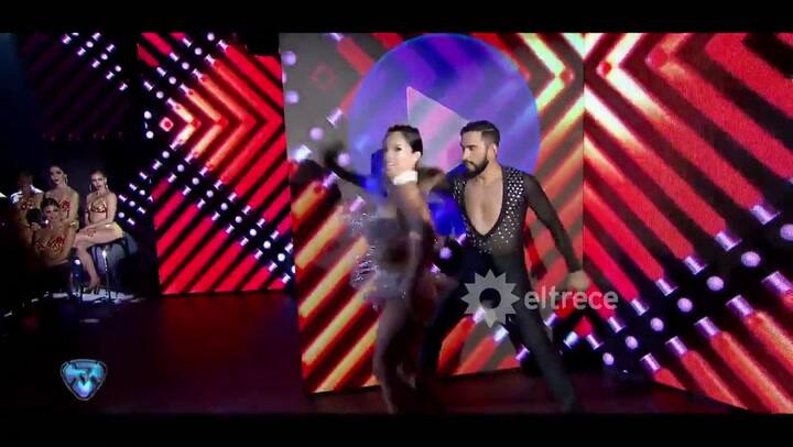 Lourdes Sánchez y Gabo Usandivaras disfrutaron del nuevo ritmo Cha cha pop