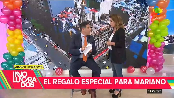 La emoción de Mariano Iúdica al recibir una carta de su hija, en el día de su cumpleaños