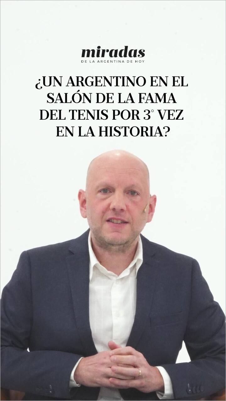 ¿Un argentino en el Salón de la Fama del tenis por 3ª vez en la historia?