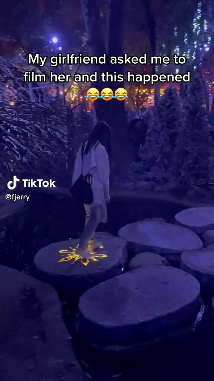 Graba inesperada caída y se hace viral en TikTok