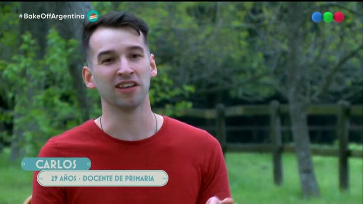 Carlos sorprendió a Damián Betular con su peculiar respuesta en Bake Off Argentina