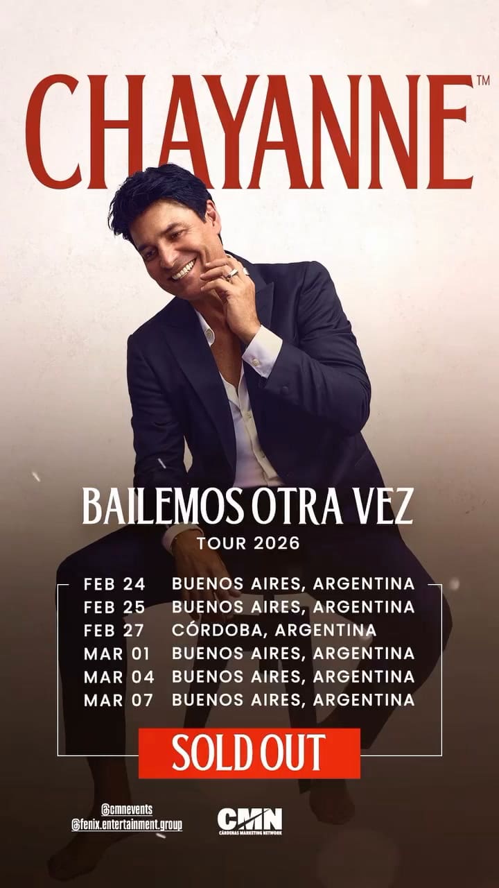 El video que publicó Chayanne para agradecer a sus fanáticos por comprar su entradas