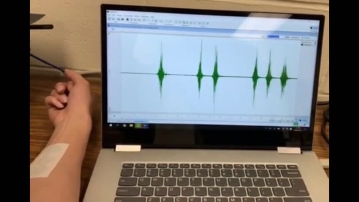 Tatuaje a base de papel y grafito hecho en la Universidad de Missouri - Fuente: Univ. De Missouri