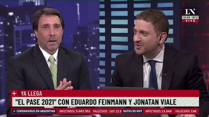 Eduardo Feinmann le tiró la bronca a Jony Viale